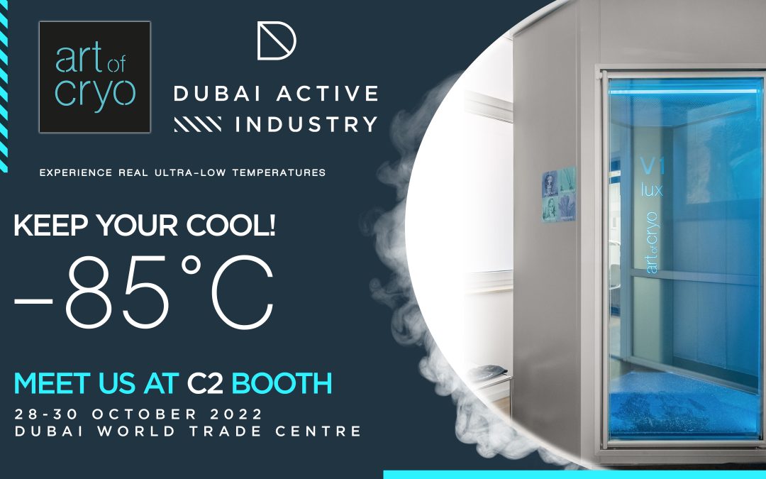 Kältekammer Dubai: Kältekammer-Hersteller Art of Cryo auf der Dubai Active Industry